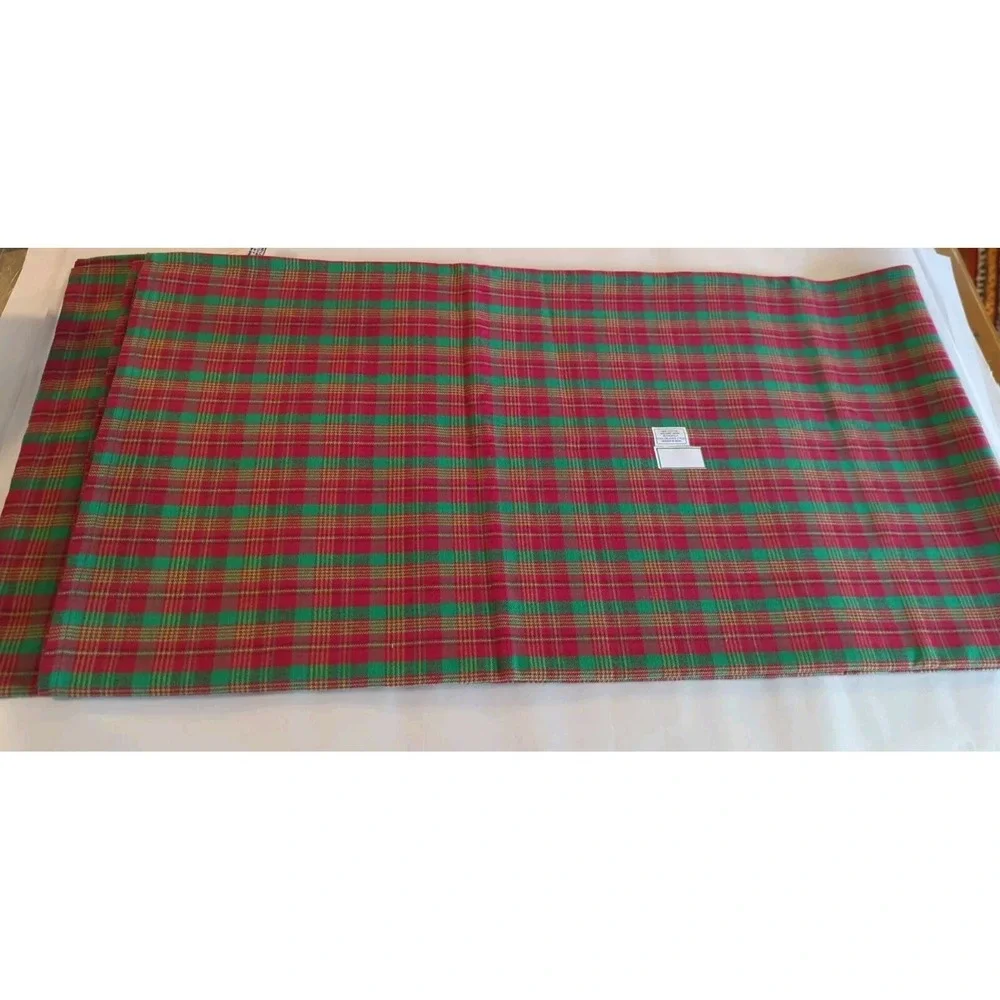 100% Cotton Plaid Handloom TABLECLOTH‎ By Primitive Artisans Inc 60x60